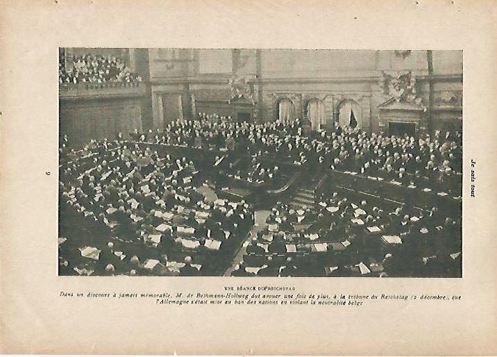 LAMINA 11976: Discurso de Bethmann-Hollweg
