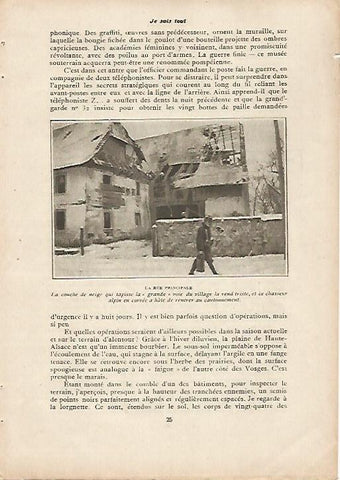 LAMINA 11984: Calle de pueblo belga