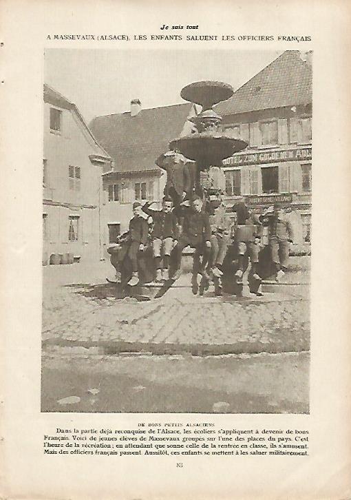 LAMINA 12011: Niños en Massevaux