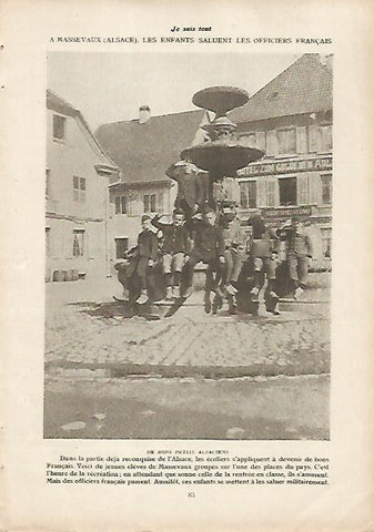 LAMINA 12011: Niños en Massevaux