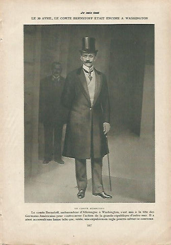 LAMINA 12023: El Conde Bernstoff