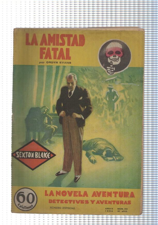 La novela aventura: Sexto Blake num. 23: La amistad fatal