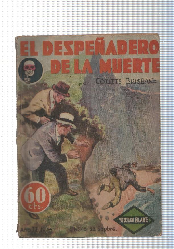 La novela aventura: Sexto Blake: num. 046: El despeñadero de la muerte