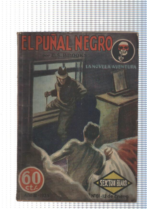La novela aventura: Sexto Blake num. 061: El puñal negro