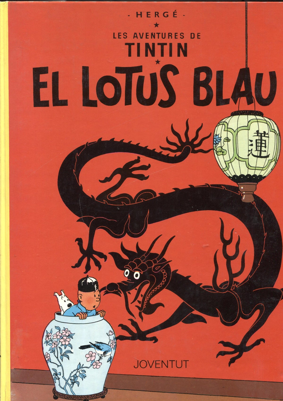 Tintin i El lotus blau (desena edicion catala de 1989)