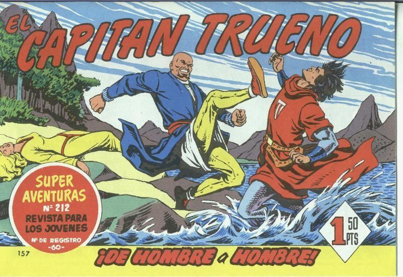 El Capitan Trueno facsimil numero 157: De hombre a hombre