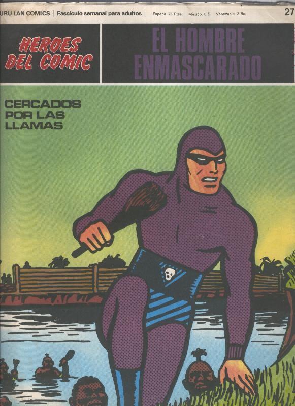 El Hombre Enmascarado numero 27: Cercados por las llamas (numerado 4 en trasera)