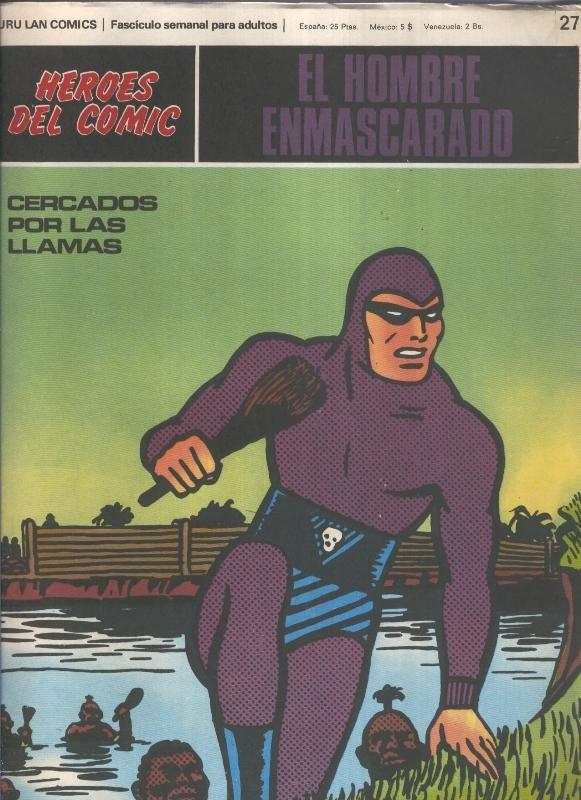 El Hombre Enmascarado numero 27: Cercados por las llamas (numerado 2 en trasera)