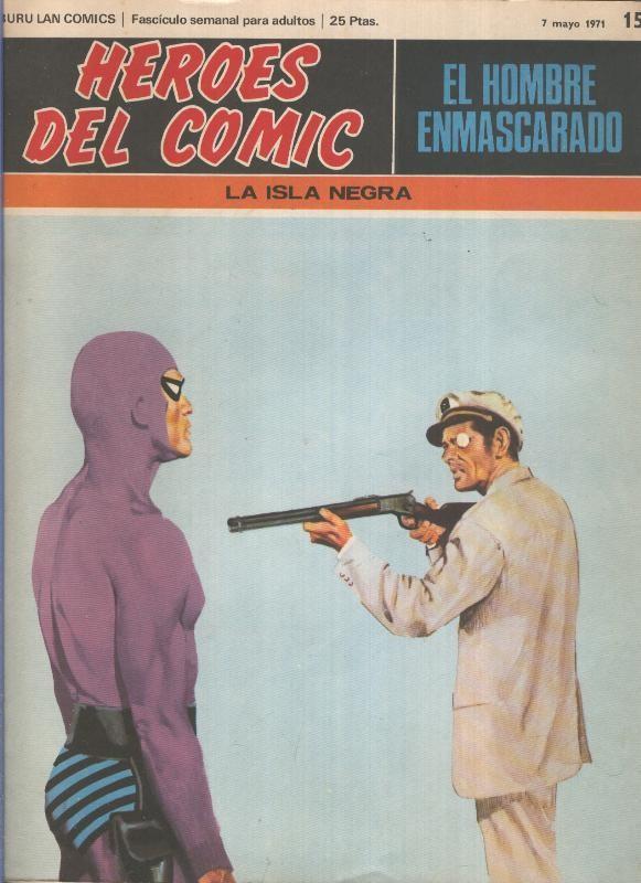 El Hombre Enmascarado numero 15: La isla negra (numerado 1 en trasera)