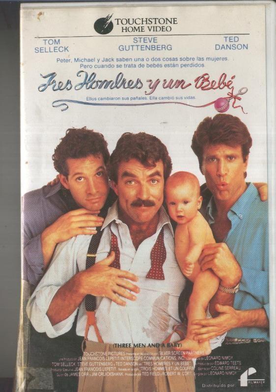 VIDEO VHS: Tres hombres y un bebe