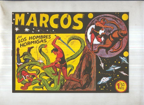 Facsimil: Marcos de Manuel Gago numero 03: Los hombres hormigas