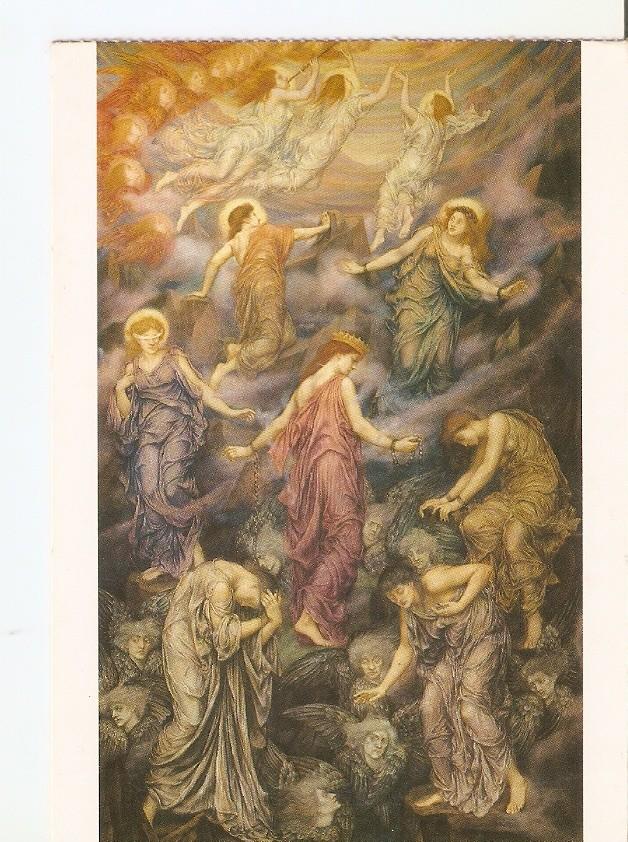 Postal 025134 : Evelyn de Morgan The kingdom of Heaven suffereth violence. London