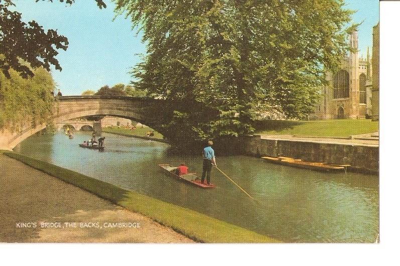 Postal 033796 : Kings Bridge the backs. Cambridge