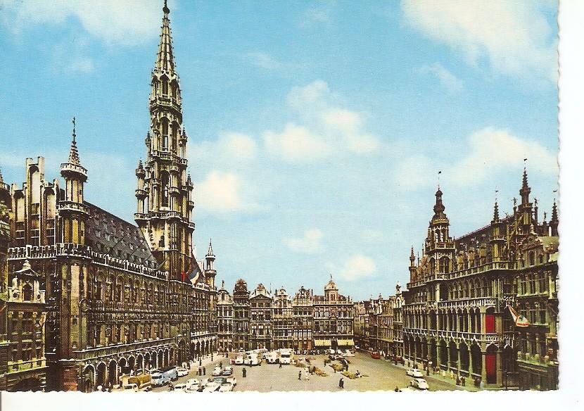 Postal 042816 : Bruxelles. Grand Square Town-hall and Kings House