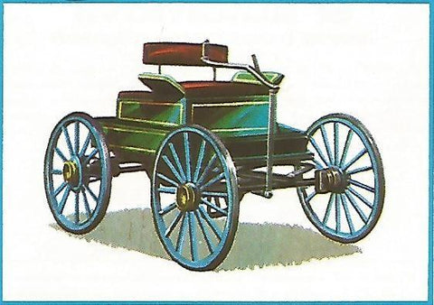CROMO CHOCOLATES LAS COMAS - El Automovil Serie I Coches antiguos no 22 - King 1896