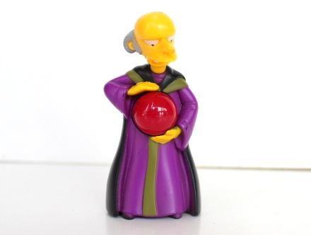 Muñeco PLASTICO: SR.BURNS cantero / Mr.Burns (Burger King 2011)