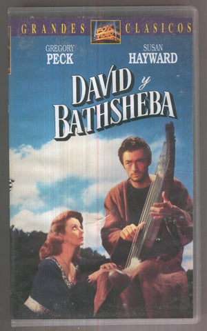VHS Cine: DAVID Y BATHSHEBA - Henry King