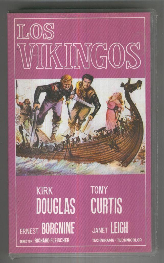 VHS Cine: LOS VIKINGOS - Richard Fleischer