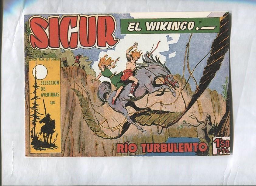 Facsimil: Sigur el vikingo numero 19: Rio turbulento