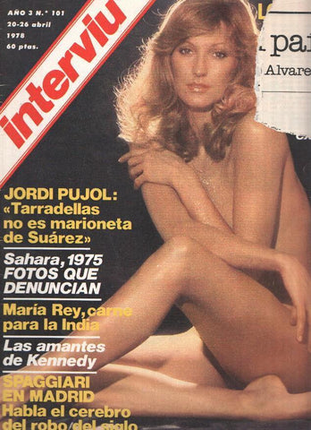 INTERVIU Volumen 0101: MARIA REY, (roto en cubierta y 1 pagina segun imagen adjunta)