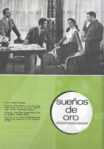 Ficha cine Suevia Films: Calle mayor y Sueños de oro