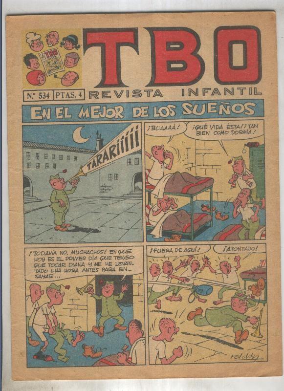 TBO numero 534: En el mejor de los sueños (Roldan), (numerado 1 en trasera)