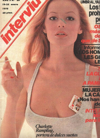 INTERVIU, Numero 0088: CHARLOTTE RAMPLING, portera de dulces sueños (1978)