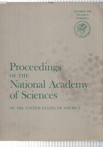 revista: vol 85 num 23 Proceedings of the National Academy of Sciences of the USA (dec 1988)