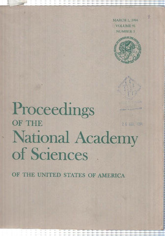 revista cientifica: vol 91 num 5 (march 1994) Proceedings of the National Academy of Sciences of USA