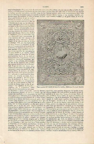 LAMINA ESPASA 7238: Tapa del Codicilo de Isabel la Catolica