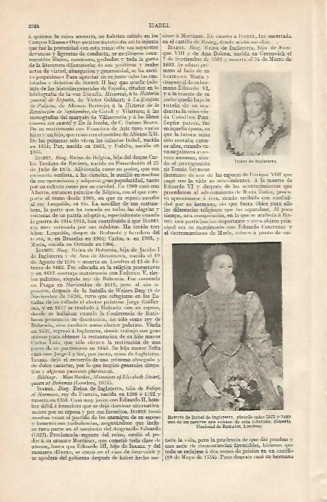 LAMINA ESPASA 7239: Isabel de Inglaterra