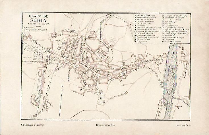 LAMINA ESPASA 7324: Plano de Soria