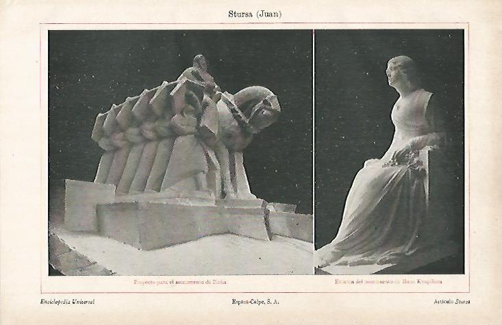 LAMINA ESPASA 7349: Esculturas de J. Strussa