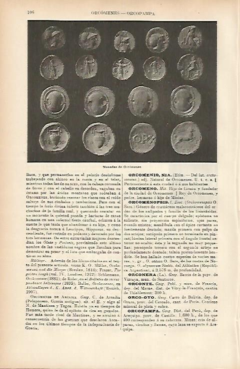 LAMINA ESPASA 7575: Monedas de Orcomenes Grecia