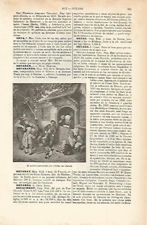 LAMINA ESPASA 7799: El musico ambulante por A. van Ostade