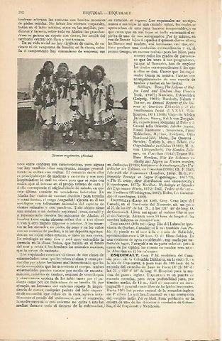 LAMINA ESPASA 7984: Esquimales de Alaska