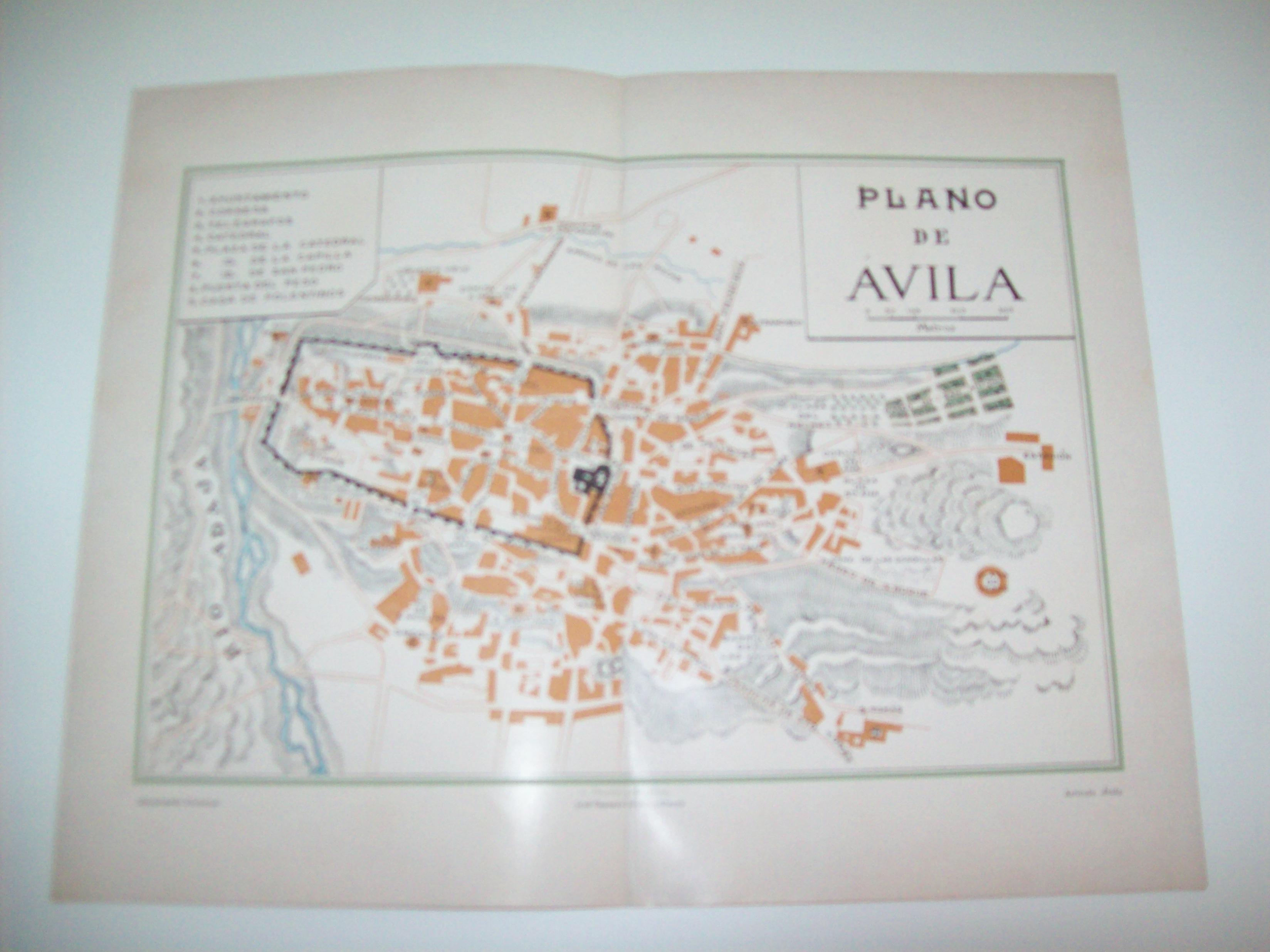 LAMINA ESPASA 7171: Plano de Avila