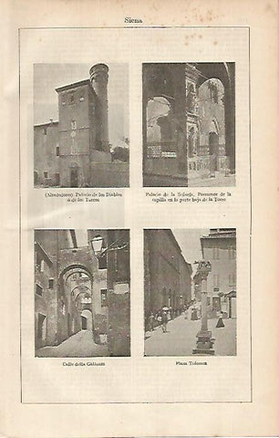 LAMINA ESPASA 705: Imagenes de Siena Italia