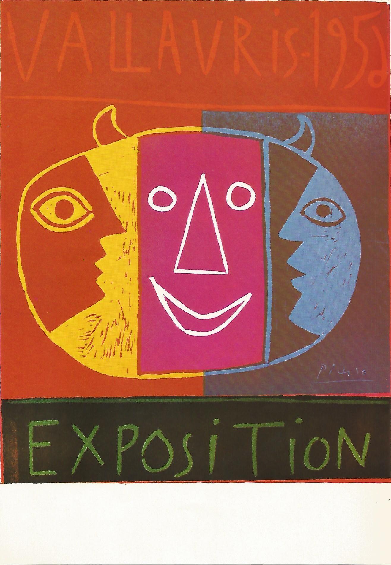 Lamina 076: Picasso. Exposicion Vallauris 1956