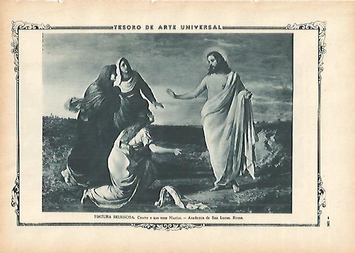 LAMINA 1404. Cristo y las tres Marias. Roma