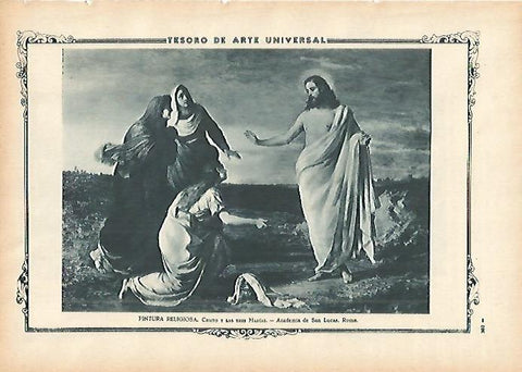 LAMINA 1404. Cristo y las tres Marias. Roma