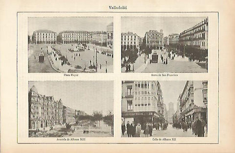 LAMINA ESPASA 4801: Calles de Valladolid