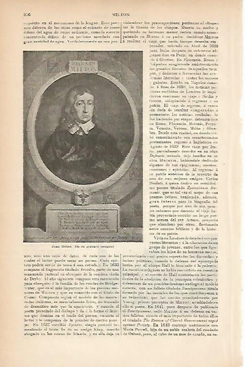 LAMINA ESPASA 5171: Juan Milton