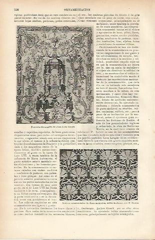 LAMINA ESPASA 7709: Proyecto decorativo de J.L. Derain