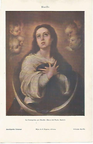 LAMINA ESPASA 10386: MURILLO. La Concepcion