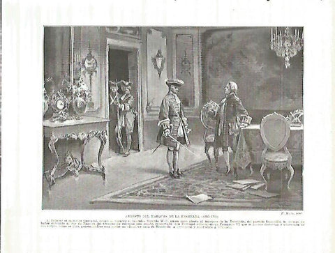 LAMINA 4241: Arresto del Marques de Ensenada en 1754