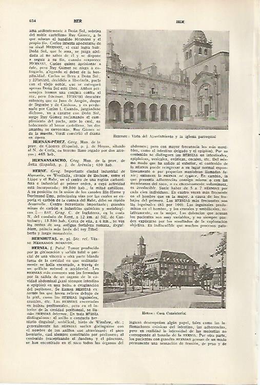 LAMINA SALVAT 80170: Ayuntamiento de Hernani