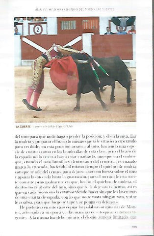 LAMINA COSSIO 50196: El Juli en la suerte suprema