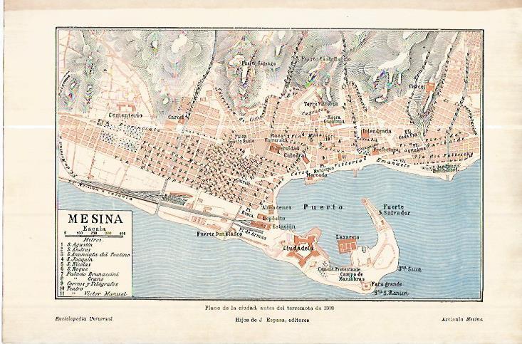 LAMINA ESPASA 17864: Plano de Mesina