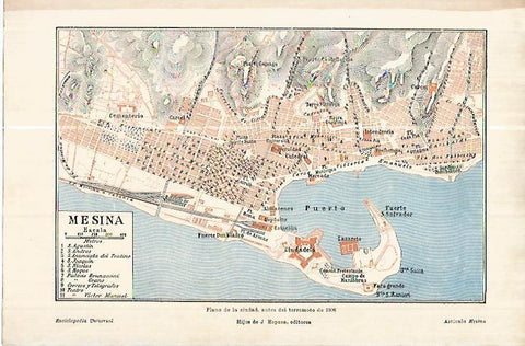 LAMINA ESPASA 17864: Plano de Mesina